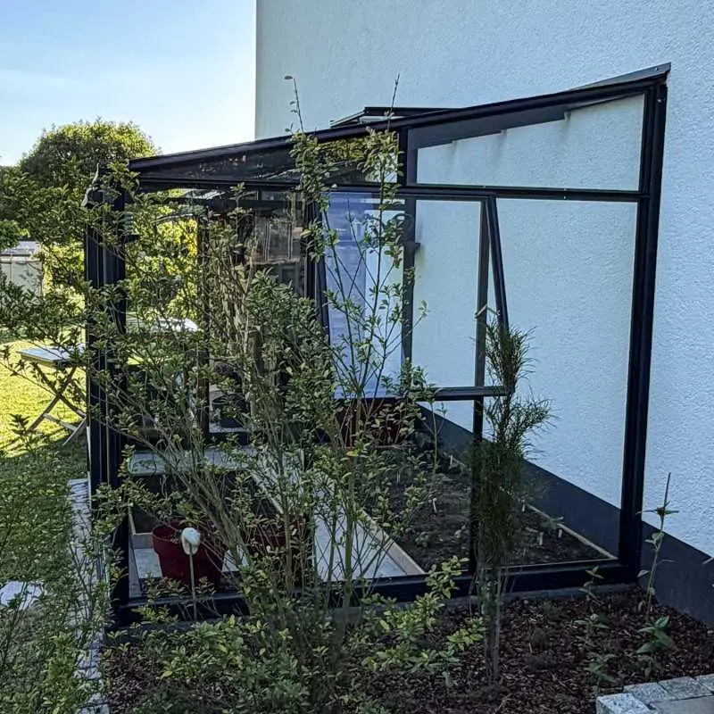 Serre LUXIA adossée largeur 2,32 m