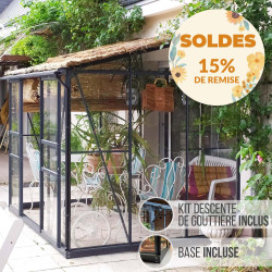 Serre adossée MÉLISSA 4,90 m²