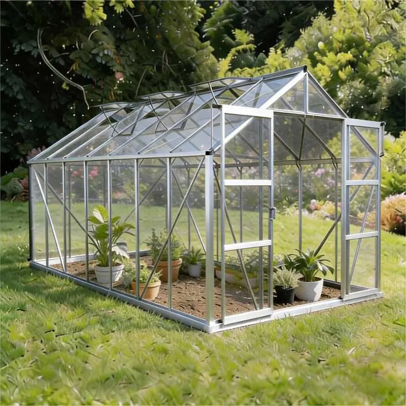 Serre de jardin LAMS Laurus 11,30 m² – Verre trempé ou polycarbonate