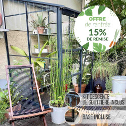 Serre de jardin LAMS Mélissa 1,70 m² – Verre trempé