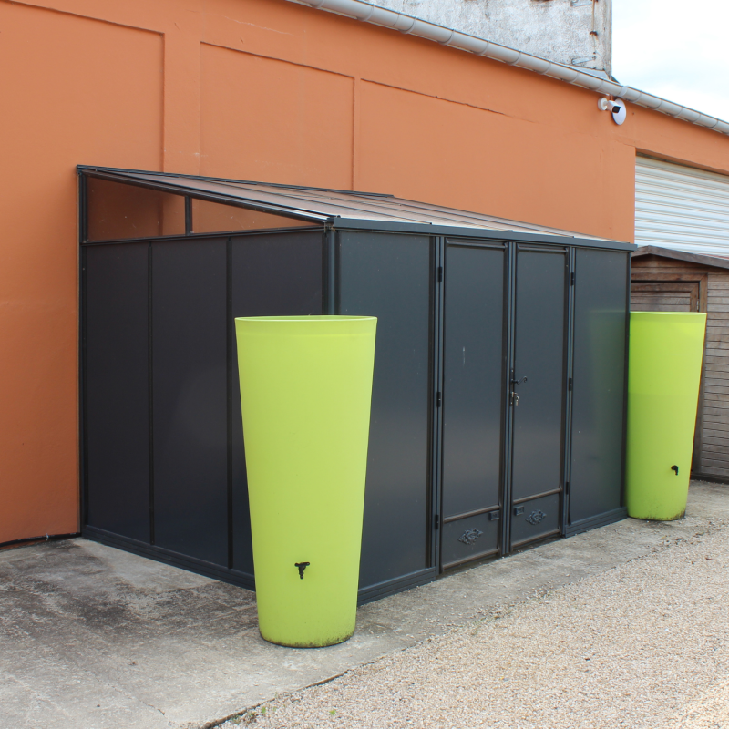 Abri LUXIA adossée reconditionné 2,32 x 3,09 m