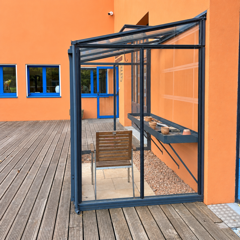 Serre reconditionnée LUXIA adossée 1,58 x 2,36 m