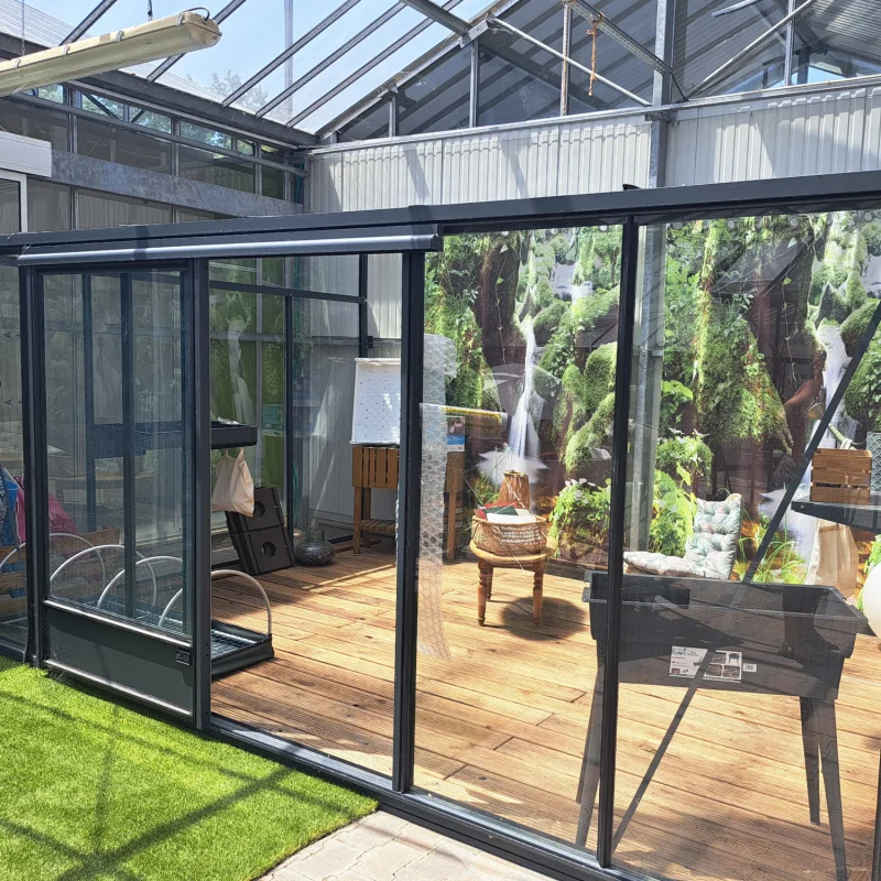Serre reconditionnée LUXIA adossée 3,06 x 4,57 m