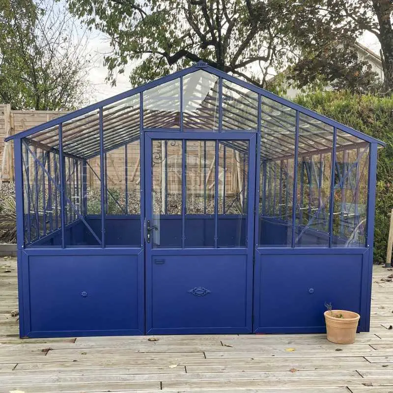 Serre à l'ancienne CLASSIQUE 3,50 m sur embase aluminium