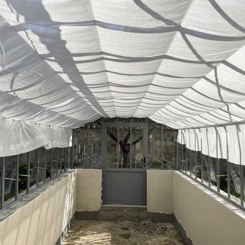 Serre à l'ancienne CLASSIQUE 2,75 m sur muret