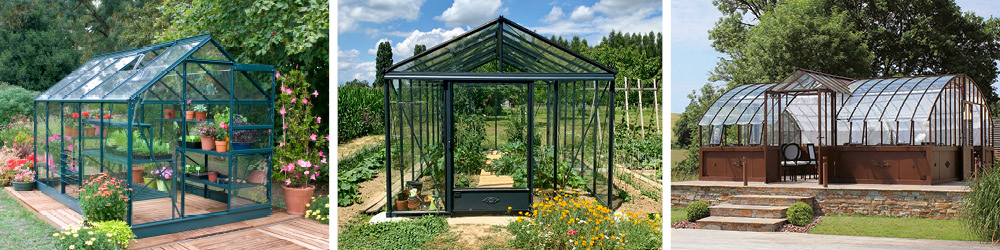 Visuels emplacement serre dans un jardin