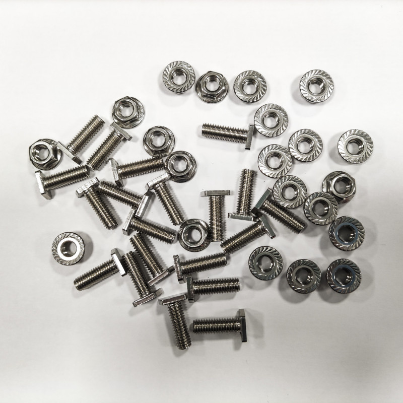 Lot De 20 Vis De Serrage Pour Câble De Frein Vélo - Filetage 6 Mm, Longueur 14 Mm - Compatible VTT, BMX, Vélo électrique